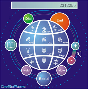 CosmoPhone. ��������� ������������ ��������, ���� SoftPhone.