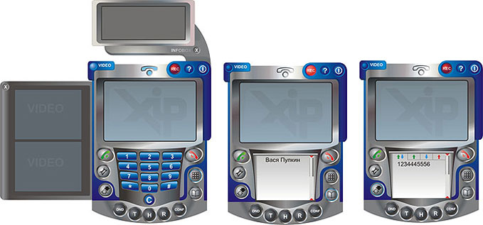 ��������� ������������ ��������, Internet Phone Interface, SoftPhone, Web Phone Interface.