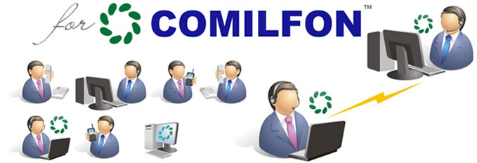 Пиктограммы для COMILFON, услуги связи, звоки с телефона, с мобильного, с компьютера на компьютер.
