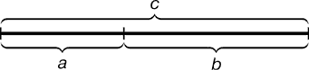     a : b = b : c   : b = b :  