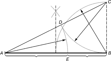      . BC = 1/2 AB ; CD = BC